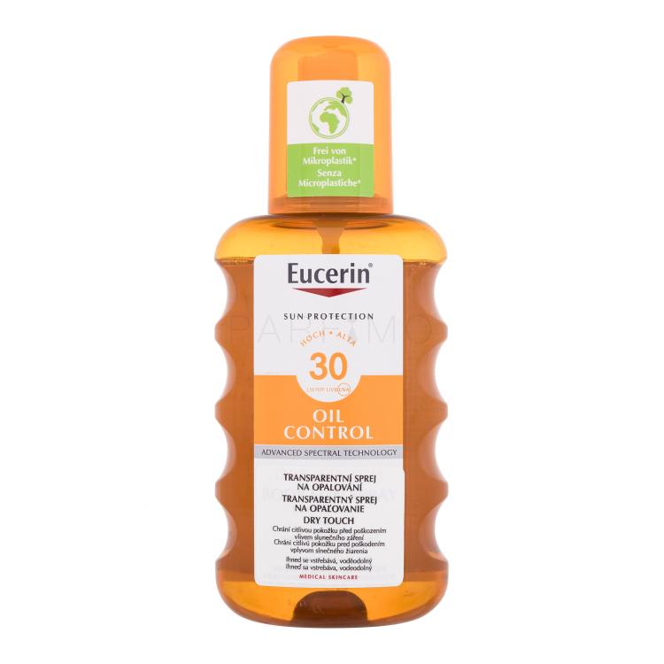 Eucerin Sun Oil Control Dry Touch Transparent Spray SPF30 Sonnenschutz 200 ml