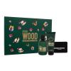 Dsquared2 Green Wood Geschenkset Eau de Toilette 100 ml + Duschgel 100 ml + Kartenetui