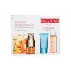 Clarins Double Serum Eye Collection Geschenkset Augenserum Double Serum Eye 20 ml + Tagescreme Hydra-Essentiel 15 ml + Mizellenwasser Cleansing Micellar Water 50 ml