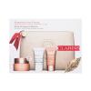 Clarins Extra-Firming Collection Geschenkset Tagescreme Extra-Firming Jour 50 ml + Gesichtsmaske Cryo-Flash Cream-Mask 15 ml + Nachtcreme Extra-Firming Nuit 15 ml + Umweltfreundlicher Kosmetikbeutel