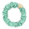 By Eloise London Silk Scrunchie Gold Heart Haargummi für Frauen 1 St. Farbton  Mint