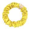 By Eloise London Silk Scrunchie Gold Heart Haargummi für Frauen 1 St. Farbton  Mellow Yellow