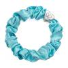 By Eloise London Silk Scrunchie Silver Heart Haargummi für Frauen 1 St. Farbton  Turquoise