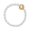 By Eloise London Gold Bling Tennis Ball Haargummi für Frauen 1 St. Farbton  White