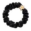 By Eloise London Silk Scrunchie Gold Star Haargummi für Frauen 1 St. Farbton  Black