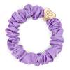 By Eloise London Silk Scrunchie Gold Heart Haargummi für Frauen 1 St. Farbton  Lilac