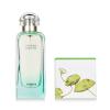 Hermes Un Jardin Sur Le Nil Geschenkset Eau de Toilette 100 ml + parfümierte Seife 50 g