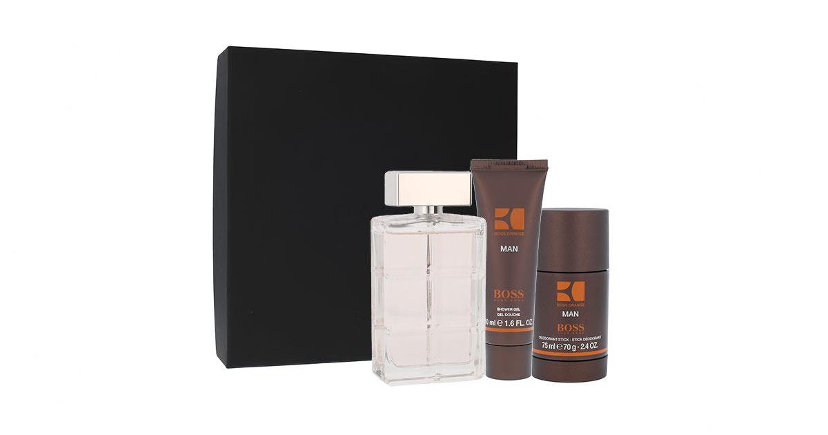 HUGO BOSS Boss Orange Man Geschenkset EdT 100ml 75ml Deostick 50ml Duschgel Parfimo.at
