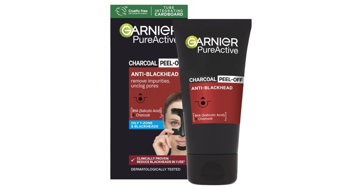 Garnier Pure Active Charcoal Anti-Blackhead Peel-Off Gesichtsmaske