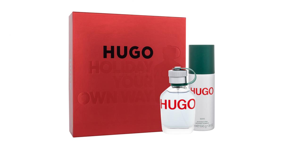HUGO BOSS Hugo Man SET1 Geschenkset Eau de Toilette 75 ml + Deodorant