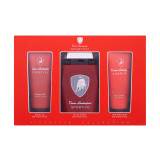 Lamborghini Sportivo Geschenkset Edt 125 ml + Duschgel 100 ml + After Shave Balm 100 ml
