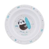 Canpol babies Exotic Animals Melamine Bowl With Suction Ring Grey
