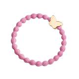 By Eloise London Gold Butterfly Haargummi für Frauen 1 St. Farbton  Rose Pink