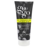 Kallos Cosmetics Gogo 2 in 1 Energizing Hair And Body Wash Duschgel für Herren 200 ml