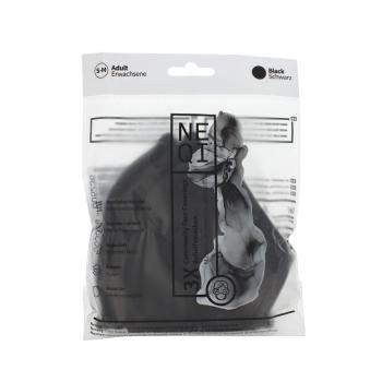 NEQI Adult Community Face Coverings S-M Black