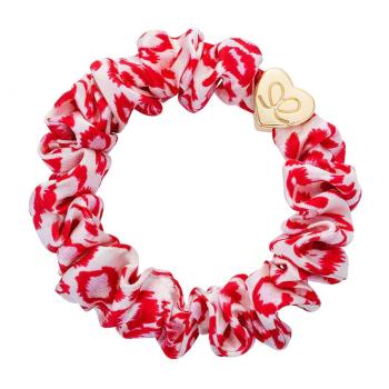 By Eloise London Silk Scrunchie Gold Heart