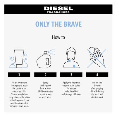 Diesel Only The Brave Eau de Toilette für Herren 125 ml