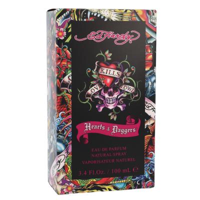 Christian Audigier Ed Hardy Hearts &amp; Daggers Eau de Parfum für Frauen 100 ml