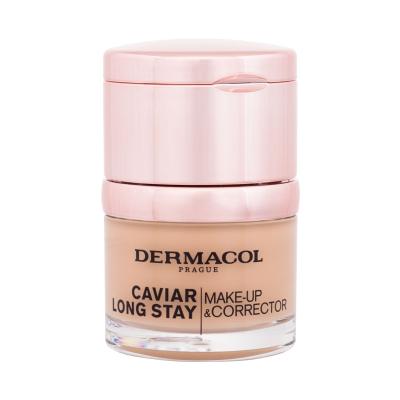 Dermacol Caviar Long Stay Make-Up & Corrector Foundation für Frauen 30 ml Farbton  3 Nude