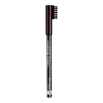 Rimmel London Professional Eyebrow Pencil Augenbrauenstift für Frauen 1,4 g Farbton  004 Black Brown