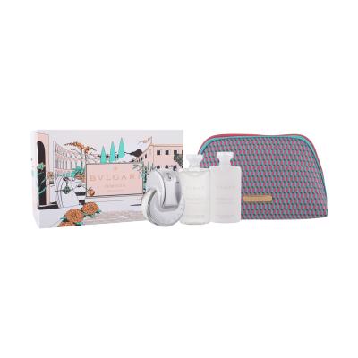 Bvlgari Omnia Crystalline Geschenkset Edt 65 ml +Duschgel 75 ml + Körperlotion 75 ml + Kosmetiktasche