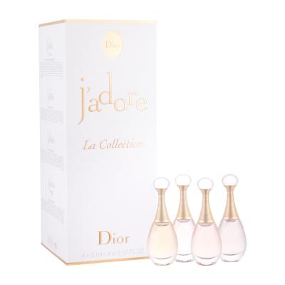 Dior Mini Set 4 Geschenkset Edp J´adore 5 ml + Edp J´adore Absolue 5 ml + Edp J´adore in Joy 5 ml + Edt J´adore 5 ml