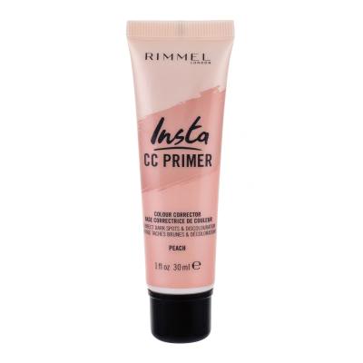 Rimmel London Insta CC Primer Make-up Base für Frauen 30 ml Farbton  Peach