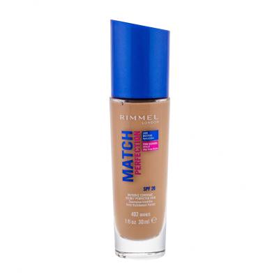 Rimmel London Match Perfection SPF20 Foundation für Frauen 30 ml Farbton  402 Bronze