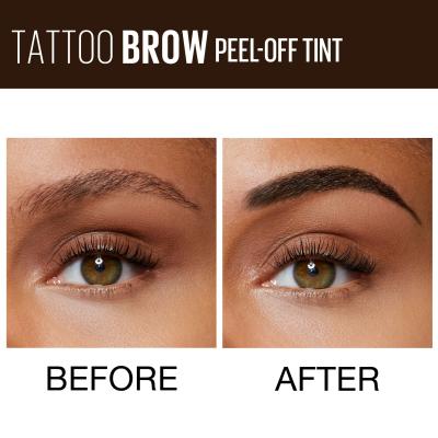 Maybelline Tattoo Brow Augenbrauenfarbe für Frauen 4,6 g Farbton  Dark Brown