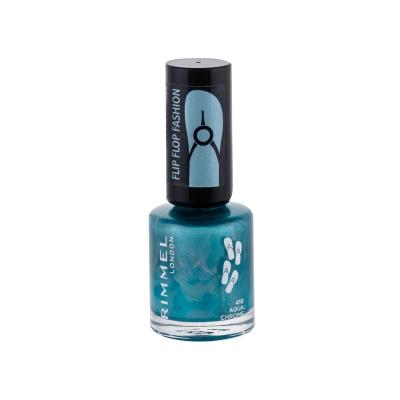 Rimmel London 60 Seconds Flip Flop Nagellack für Frauen 8 ml Farbton  410 Aqua Chrome