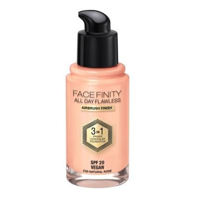 Max Factor Facefinity All Day Flawless SPF20 Foundation für Frauen 30 ml Farbton  C50 Natural Rose