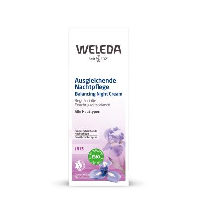 Weleda Iris Balancing Night Cream Nachtcreme für Frauen 30 ml