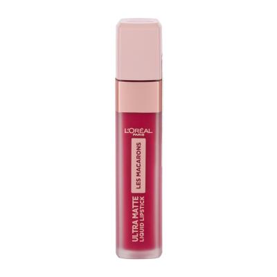 L'Oréal Paris Les Macarons Ultra Matte Lippenstift für Frauen 7,6 ml Farbton  828 Framboise Frenzy