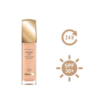 Max Factor Radiant Lift SPF30 Foundation für Frauen 30 ml Farbton  47 Nude