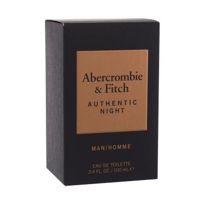 Abercrombie &amp; Fitch Authentic Night Eau de Toilette für Herren 100 ml