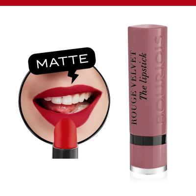 BOURJOIS Paris Rouge Velvet The Lipstick Lippenstift für Frauen 2,4 g Farbton  18 Mauve-Martre