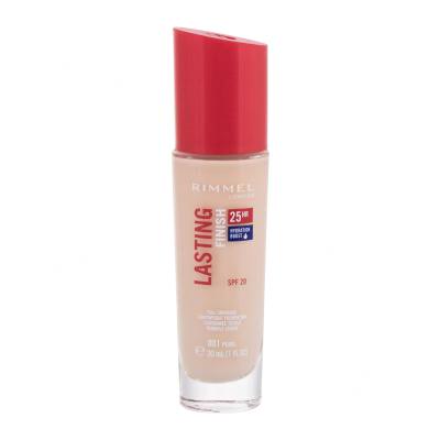 Rimmel London Lasting Finish 25H SPF20 Foundation für Frauen 30 ml Farbton  001 Pearl