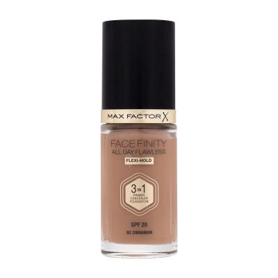 Max Factor Facefinity 3 in 1 SPF20 Foundation für Frauen 30 ml Farbton  92 Cinnamon