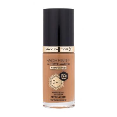 Max Factor Facefinity All Day Flawless SPF20 Foundation für Frauen 30 ml Farbton  W87 Warm Caramel