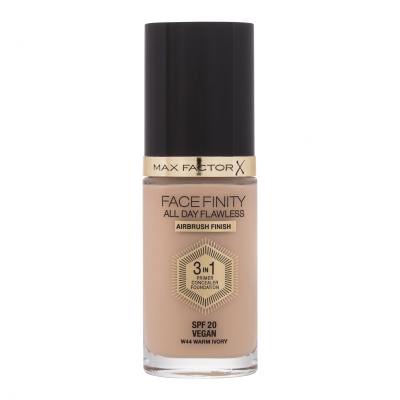 Max Factor Facefinity All Day Flawless SPF20 Foundation für Frauen 30 ml Farbton  W44 Warm Ivory