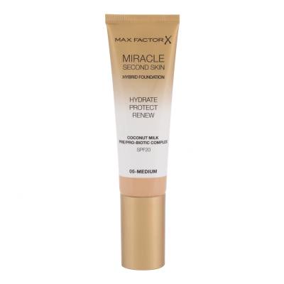 Max Factor Miracle Second Skin SPF20 Foundation für Frauen 30 ml Farbton  05 Medium