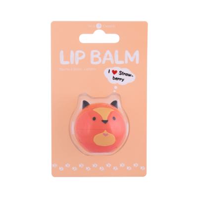 2K Cute Animals Lip Balm Strawberry Lippenbalsam für Frauen 6 g