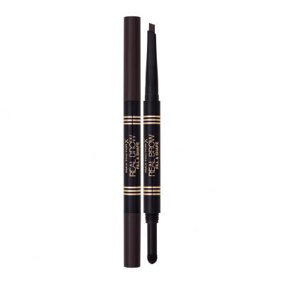 Max Factor Real Brow Fill & Shape Augenbrauenstift für Frauen 0,6 g Farbton  004 Deep Brown