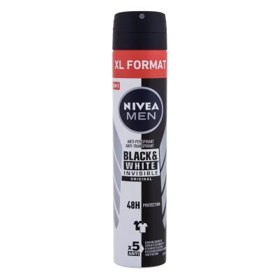 Nivea Men Invisible For Black & White Original Deospray Antiperspirant für Herren 200 ml