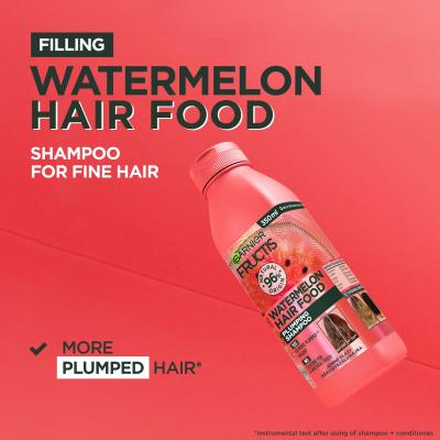 Garnier Fructis Hair Food Watermelon Plumping Shampoo Shampoo für Frauen 350 ml