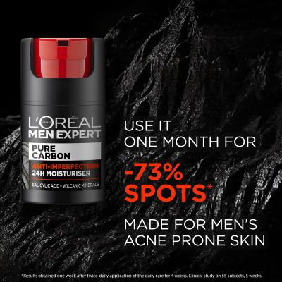 L&#039;Oréal Paris Men Expert Pure Carbon Anti-Imperfection Daily Care Tagescreme für Herren 50 ml