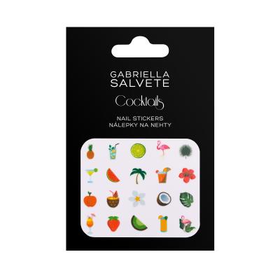 Gabriella Salvete Cocktails Nail Stickers Nagelschmuck für Frauen 1 Packung