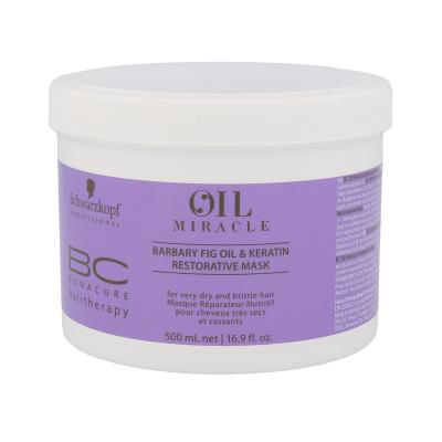 Schwarzkopf Professional BC Bonacure Oil Miracle Barbary Fig & Keratin Haarmaske für Frauen 500 ml