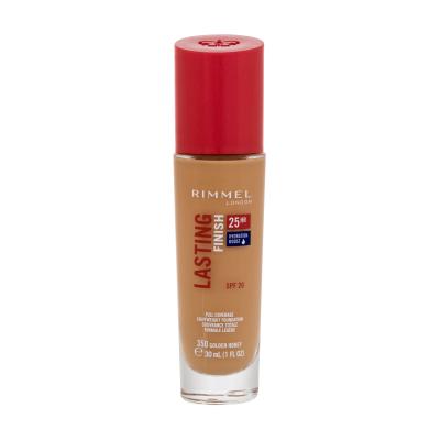 Rimmel London Lasting Finish 25H SPF20 Foundation für Frauen 30 ml Farbton  350 Golden Honey