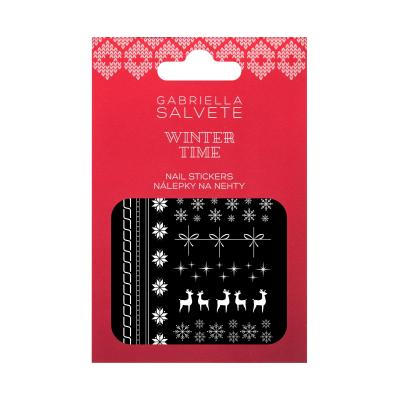 Gabriella Salvete Winter Time Nail Art Stickers Nagelschmuck für Frauen 1 Packung